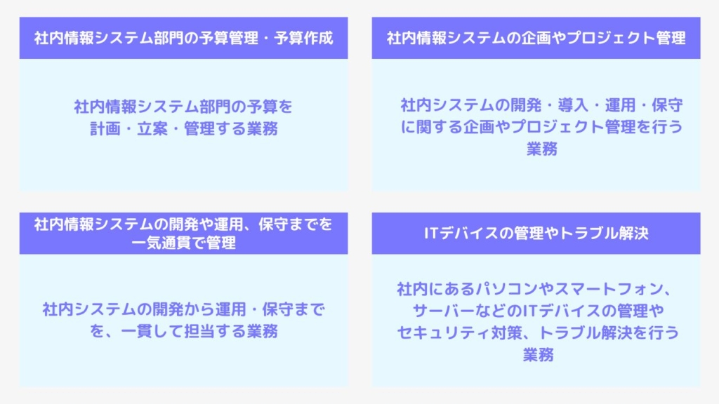 社内SEの仕事内容